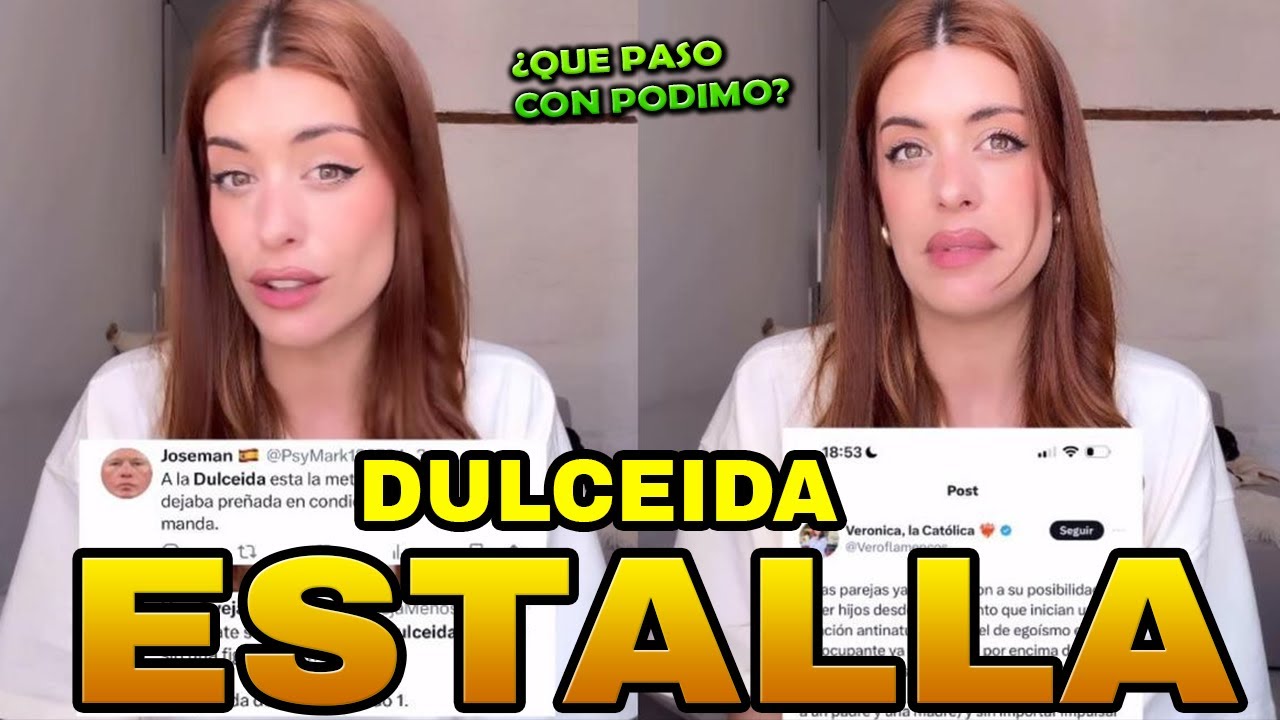 DULCEIDA TREMENDO ENFADO ANTE LAS CRITICAS por EMBARAZO y RESPONDE sobre POLÉMICO FINAL CON PODIMO