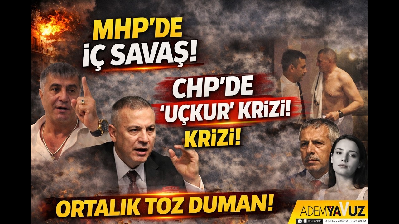 MHP&rsquo;DE İ&Ccedil; SAVAŞ, CHP&rsquo;DE UŞAK KRİZİ: ORTALIK TOZ DUMAN