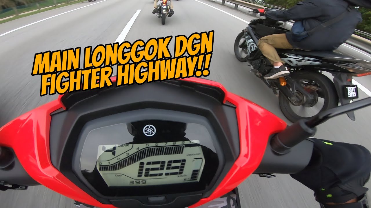 TOP SPEED SEBENAR YAMAHA LCV8!! 129KMH CUTOFF!! 126gps lock 🚀🚀