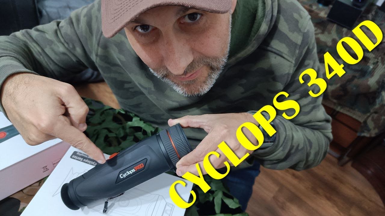 Monocular Thermtec CYCLOPS 340D Doble lente.