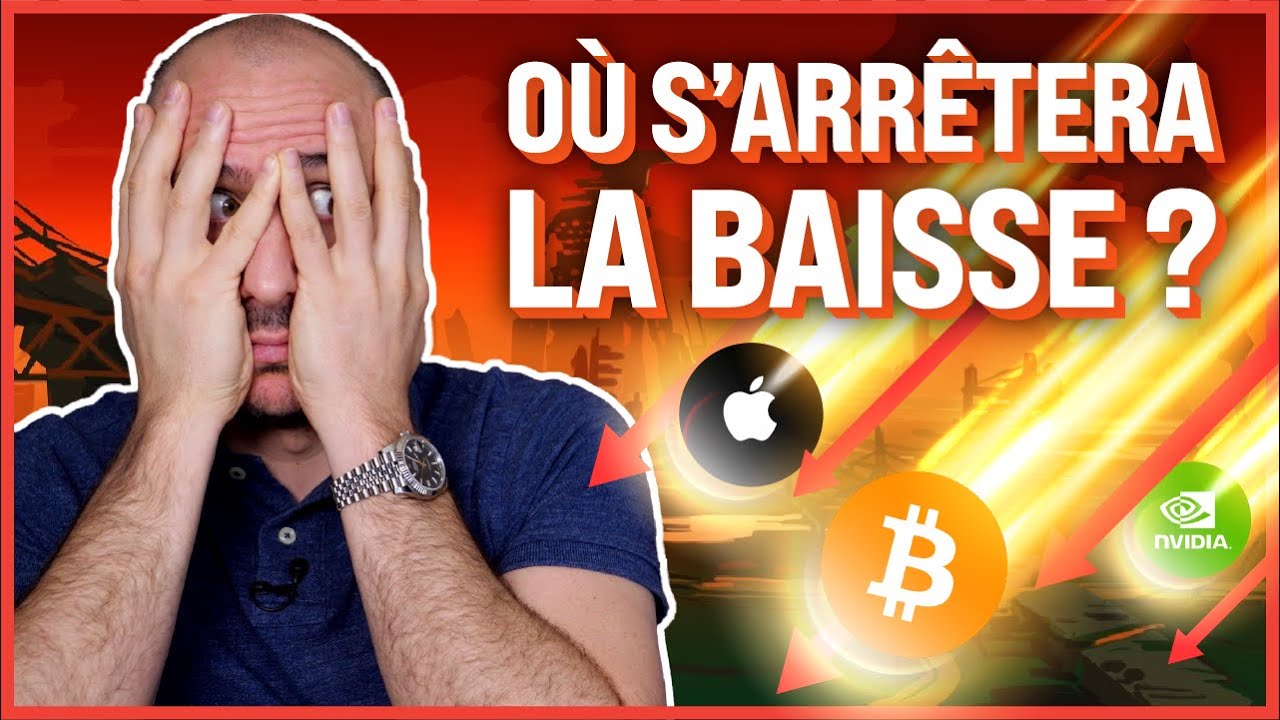Baisse Cryptos & Actions : Ca s'arr&ecirc;te o&ugrave; ? Narratif Russie, Ukraine, FED, taux, yield curve & macro