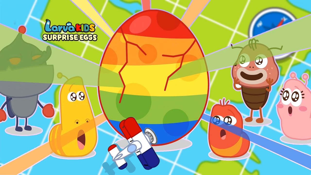 SURPRISE EGGS - Baby songs | Nursery Rhymes & Kids Song | Larva Song