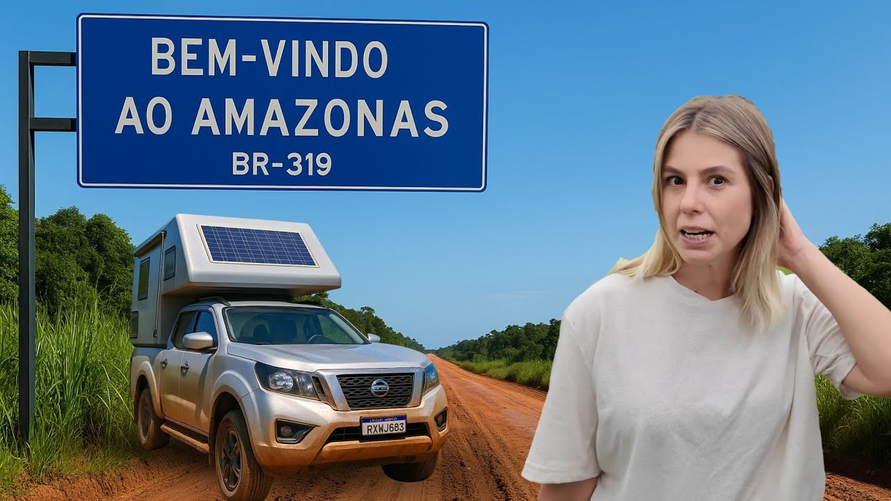 BR-319 Aqui começa o nosso MAIOR DESAFIO rumo ao ALASCA de CAMPER 4X4 | T4 Ep.032