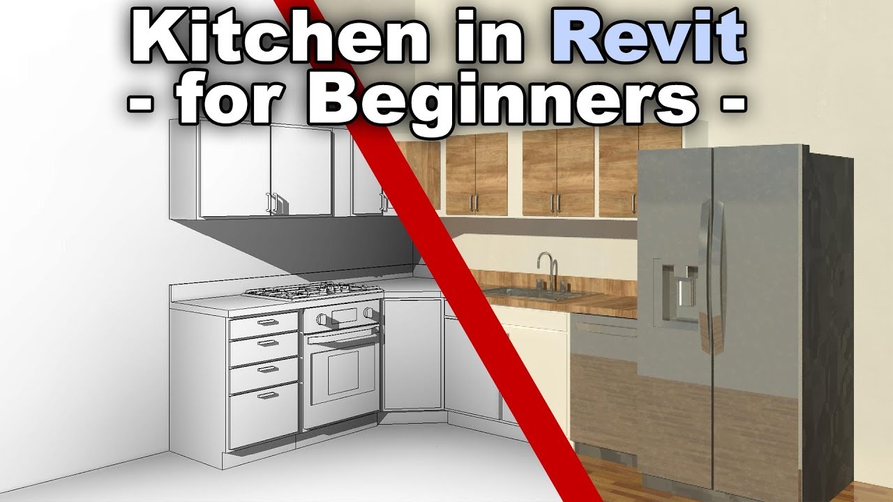 Quick Kitchen in Revit for Beginners Tutorial (Revit Interior Design)