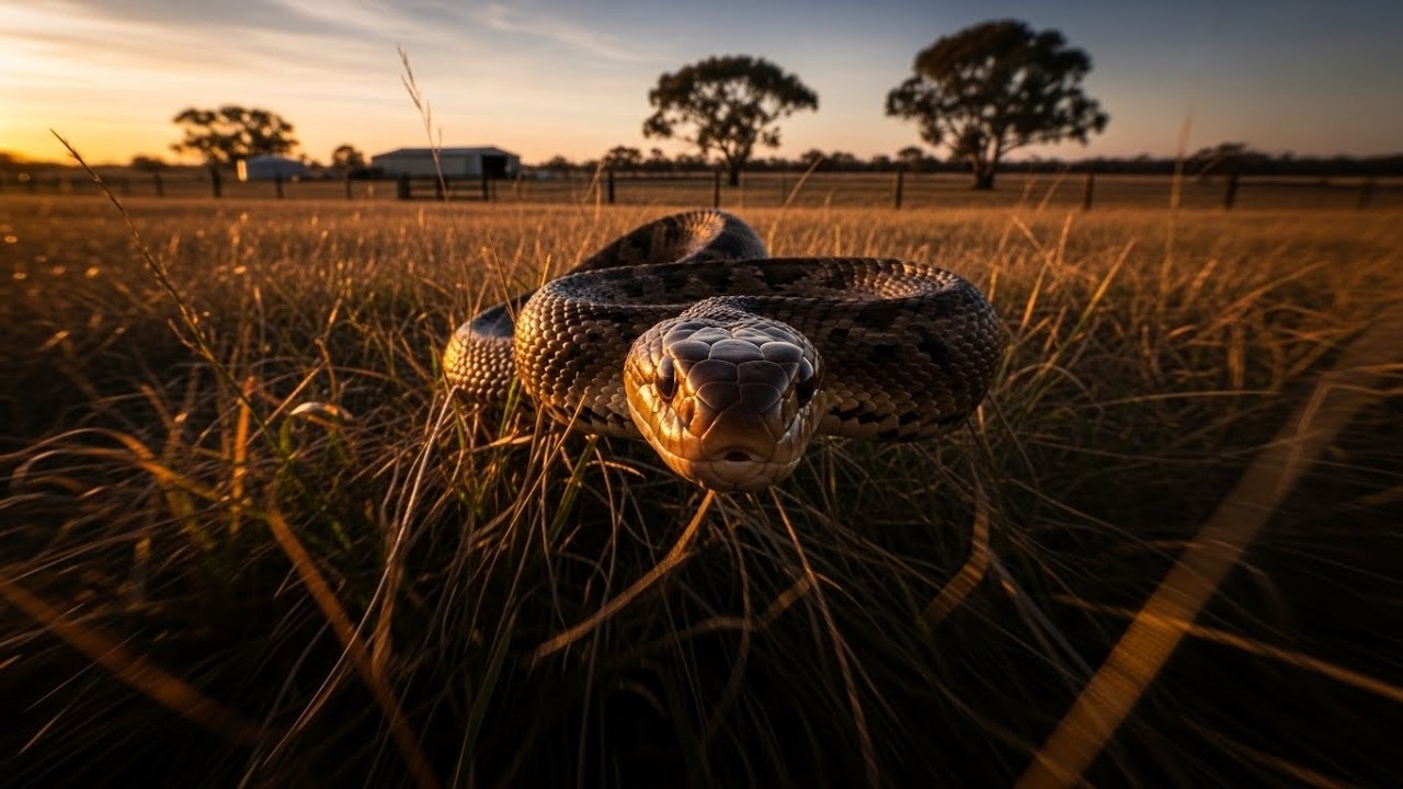 El verdadero terror de Australia. La serpiente M&Aacute;S VENENOSA del mundo (Taip&aacute;n) casi no mata gente