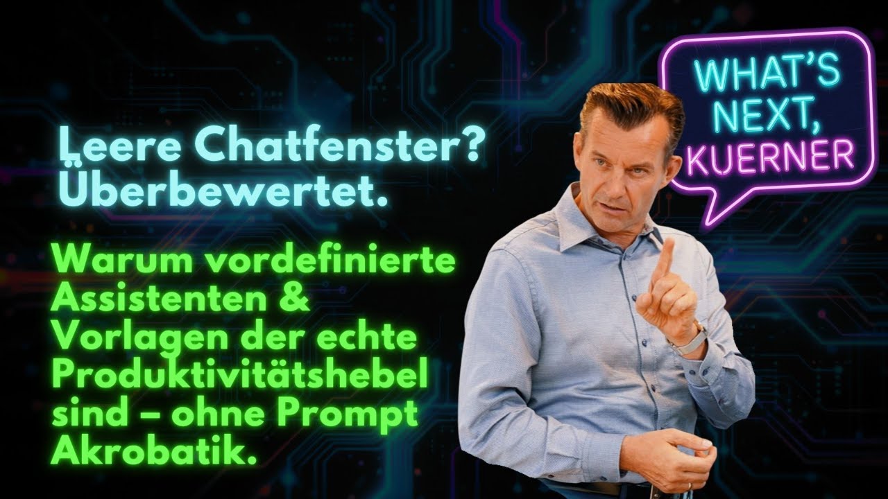 Leere Chatfenster? Überbewertet.