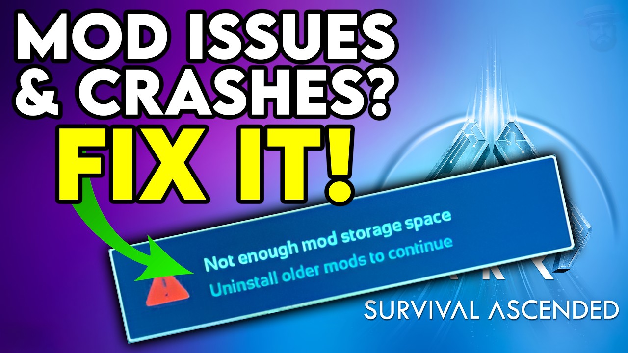 ARK: Mod Storage & Crashes [EASY FIX]