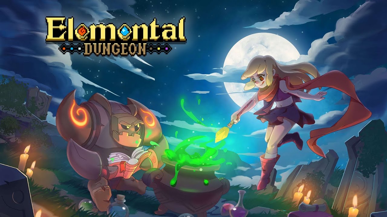 Chuyển Sinh Nơi Dị Giới Tôi Thâm Ngàn Fam Cấp Dọn Sạch Cả Hầm Ngục | Elemental Dungeon: Roguelike #1