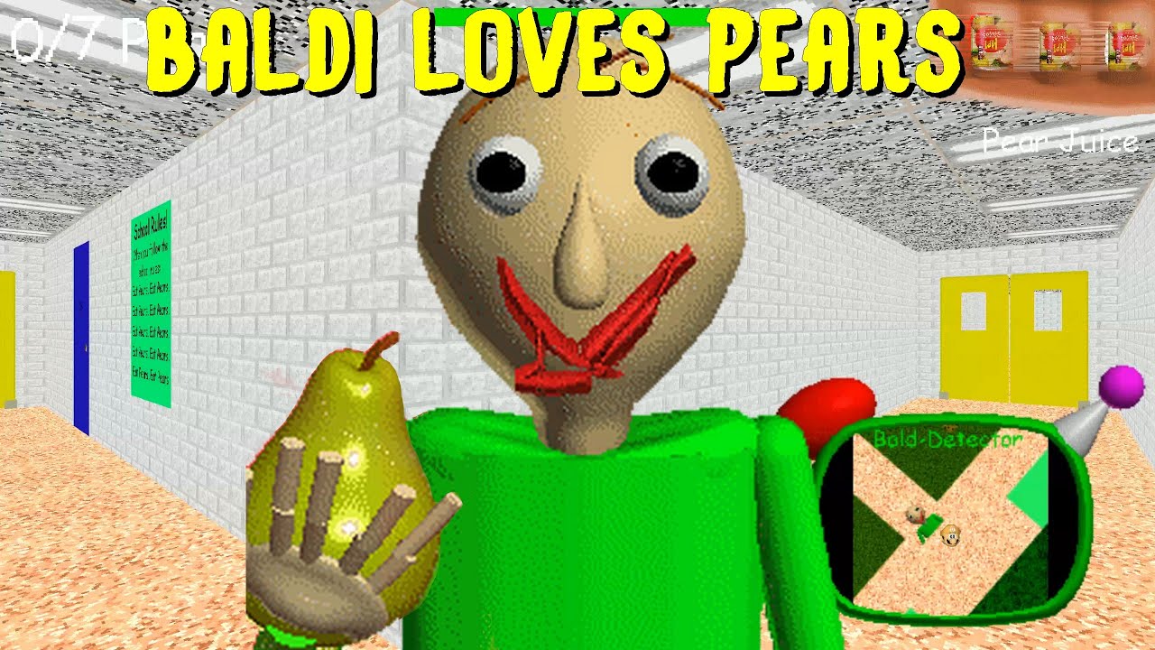 Baldi Loves Pears - Baldi's Basics Mod