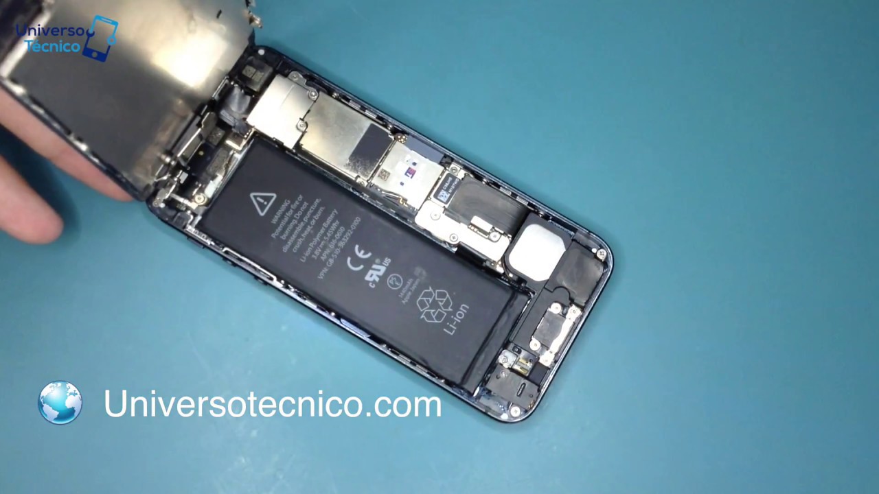 Como desconectar para trocar e consertar a tela iPhone 5 5C 5S