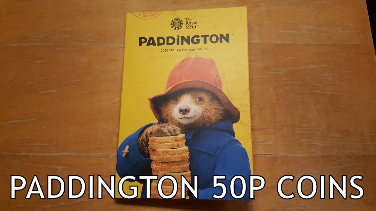 2018 PADDINGTON 50P COIN SET AND ALBUM