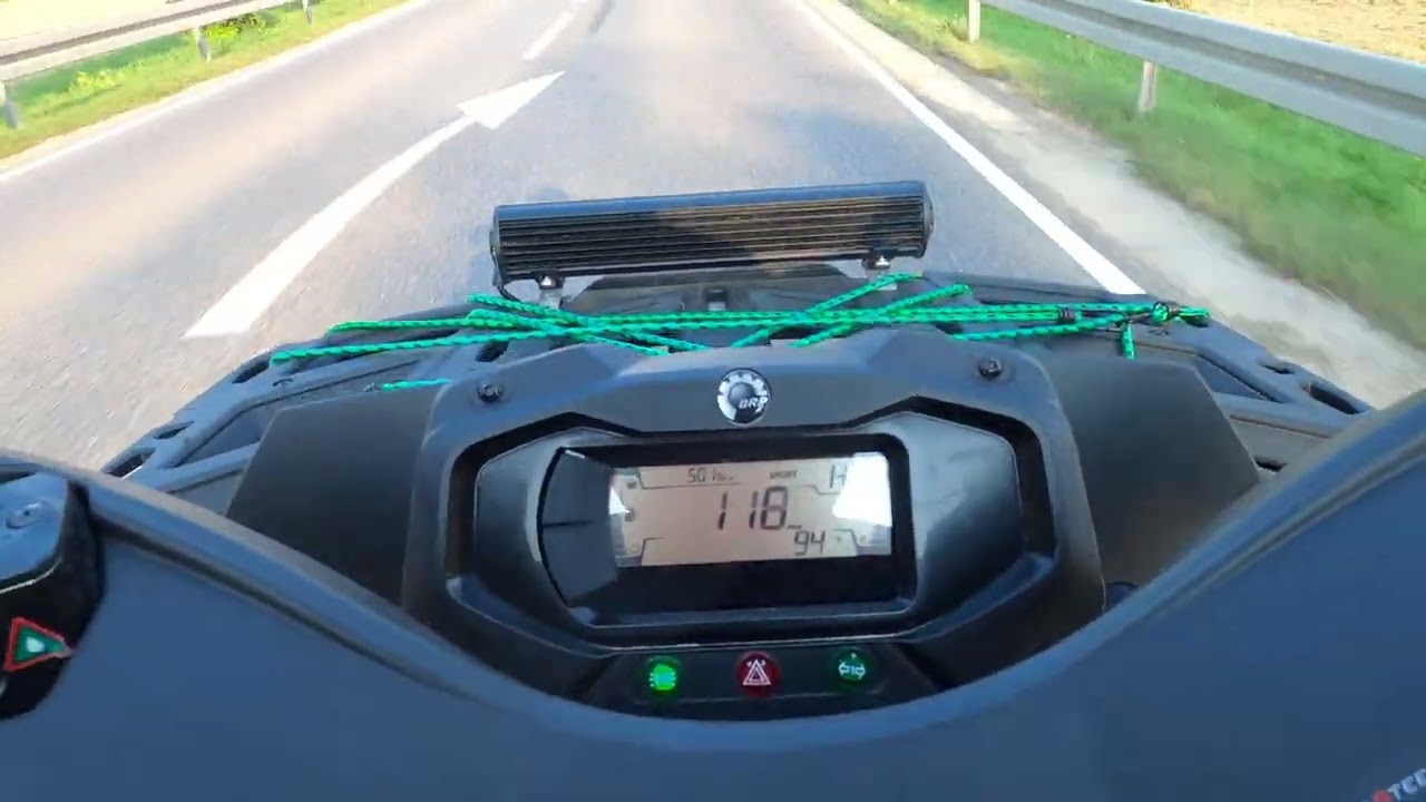 Canam outlander 650 speed test