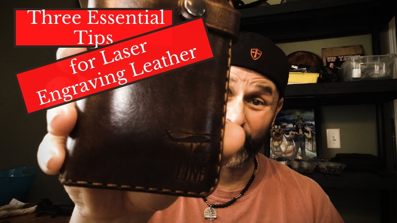 Leather laser cutting and engraving.