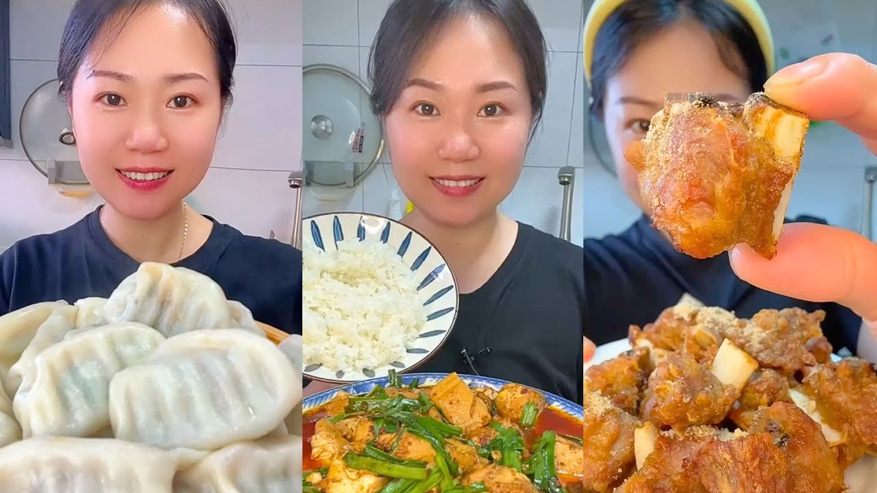 Satisfying Chinese Food ASMR – Unique Snacks & Noodles #61