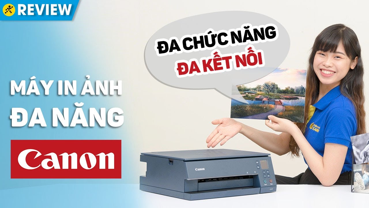 Máy in Canon: Đa chức năng, hỗ trợ đa kết nối, màn hình OLED hiện đại (TS6370) • Điện máy XANH