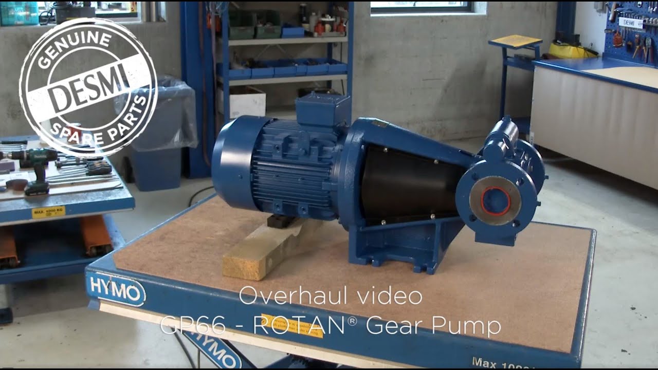 DESMI Overhaul Video GP66 ROTAN® Gear Pump
