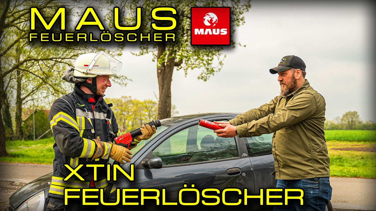MAUS BRANDSCHUTZ - XTIN FEUERLÖSCHER - BRANDBEKÄMPFUNG FÜR DIE HOSENTASCHE