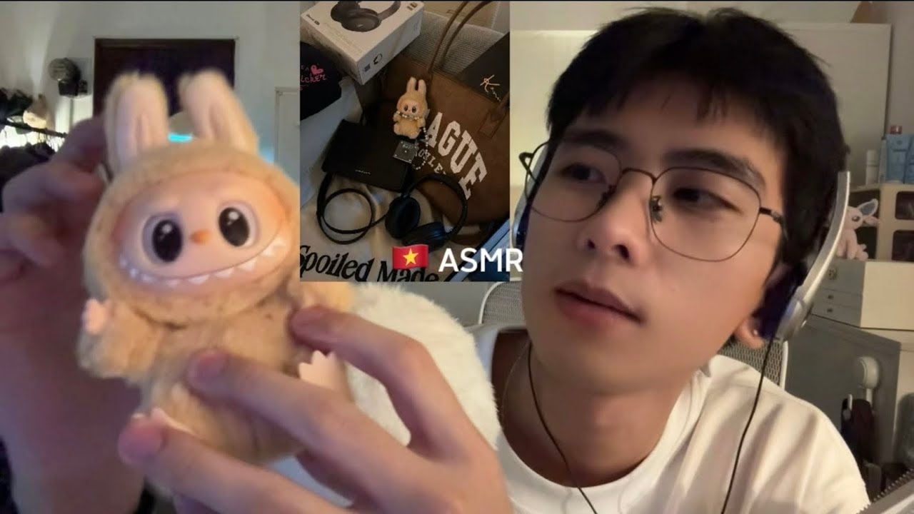 ASMR whisper | khui quà sinh nhật ngâm 4 tháng trời, trong đó có món gần 10 tịu | Min Min ASMR