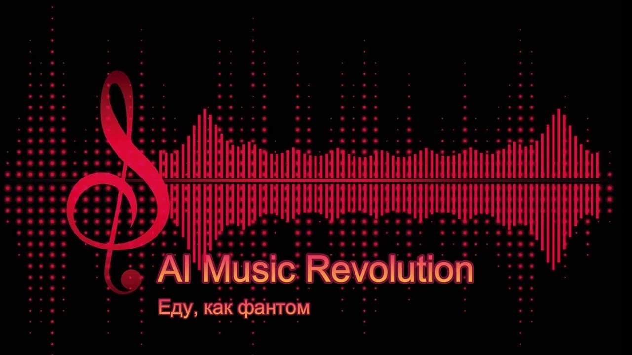 Еду, как фантом (AI Music Revolution, driving bassline, aggressive, rap, electronic)