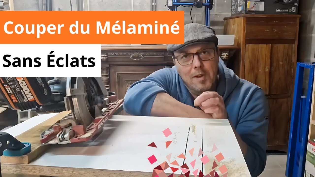 Comment couper du mélaminé sans éclats avec une scie circulaire