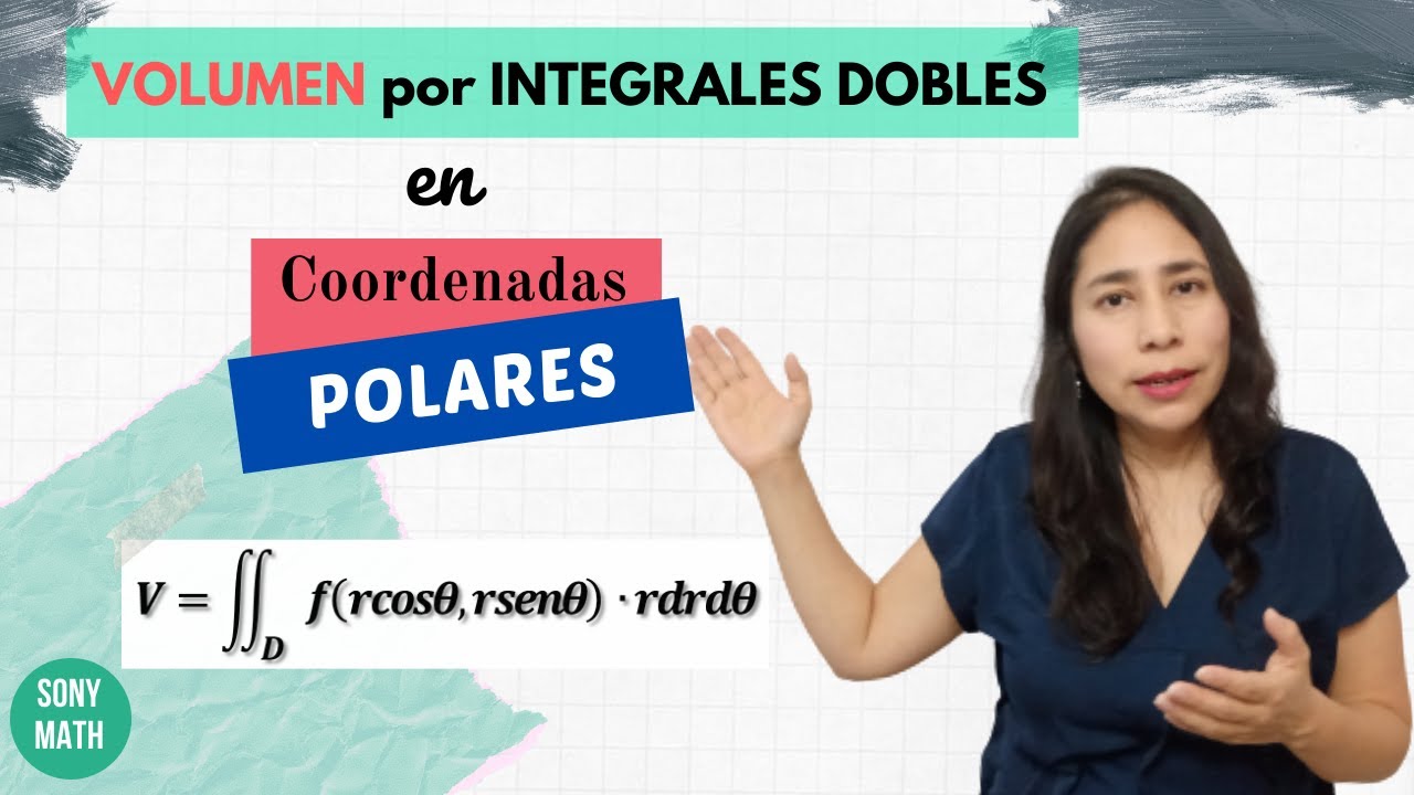 Volumen por INTEGRALES DOBLES en Coordenadas POLARES
