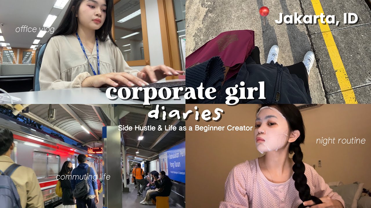 a day in my life in jakarta 🏙️ working 9–5 while growing as a content creator // ep. side hustle 📸✨