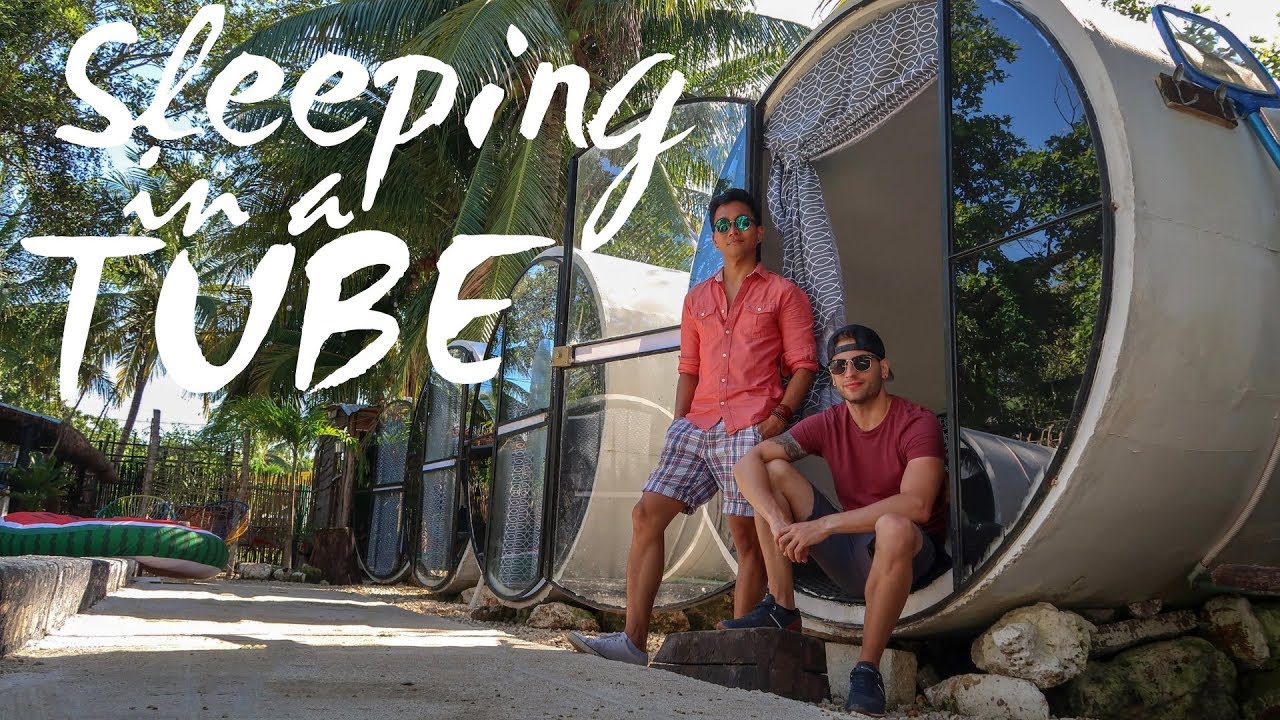 Sleeping in a Concrete Pipe in Bacalar | MEXICO