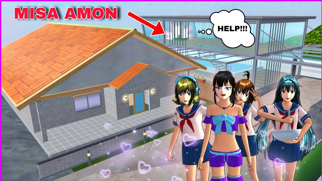 PROPS ID : Rina Tamaki Beautiful Yandere Club Leader House in Sakura School Simulator