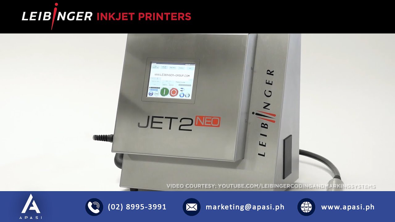 Leibinger JET2 NEO - Leibinger Inkjet Printers - APASI PH