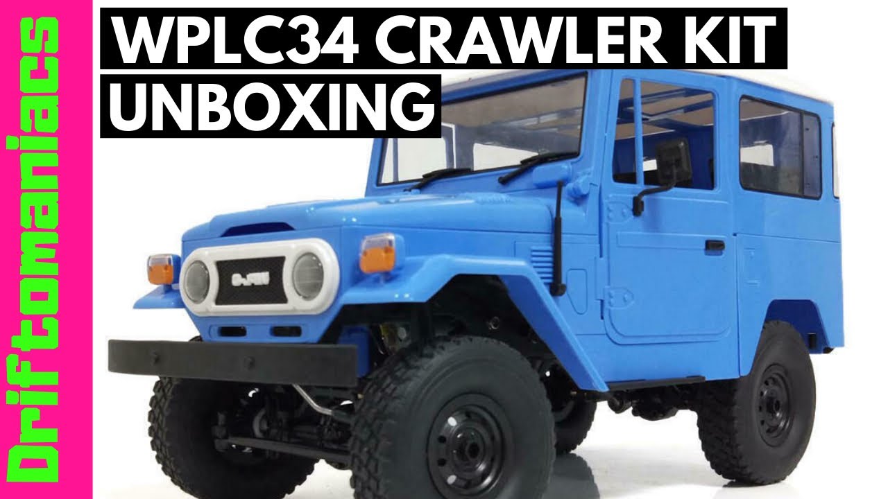 WPL-C34km crawler unboxing