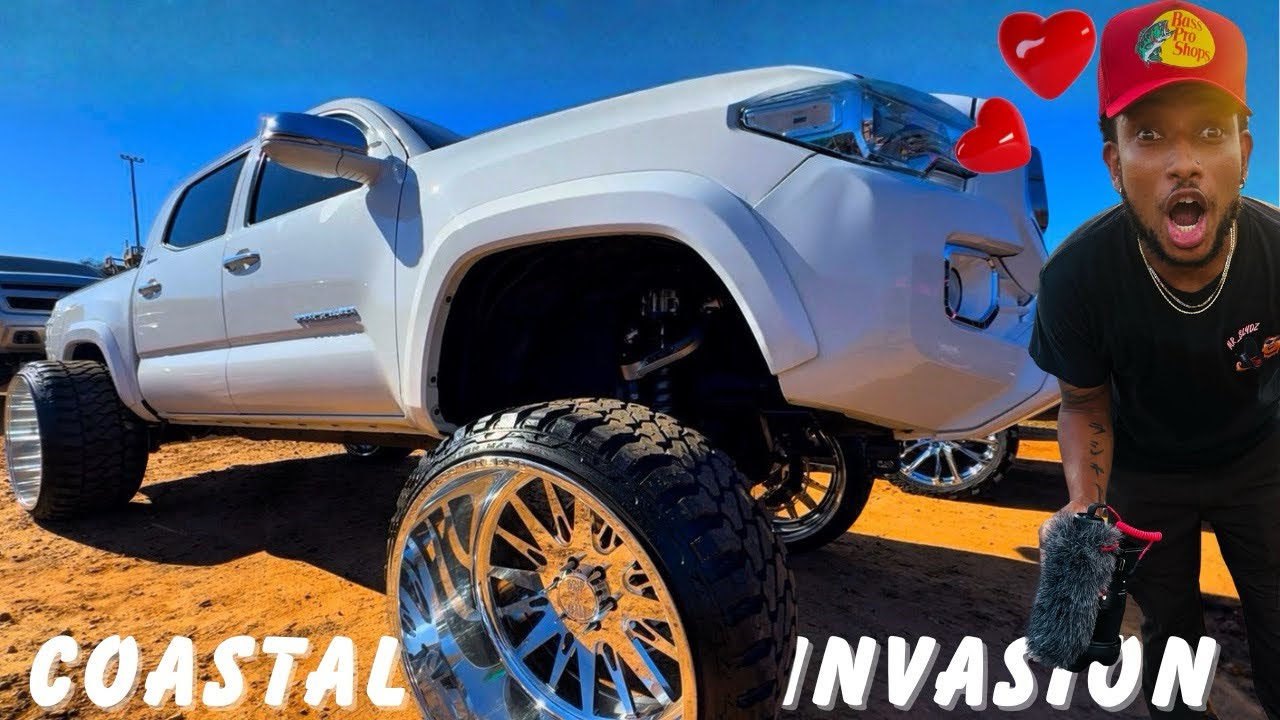 I Drove the WORLD’S Most Squatted Truck | Lifted Trucks Invade Racetrack 