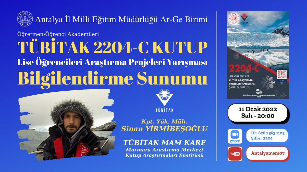 TÜBİTAK 2204-C Kutup Bilgilendirme Sunumu