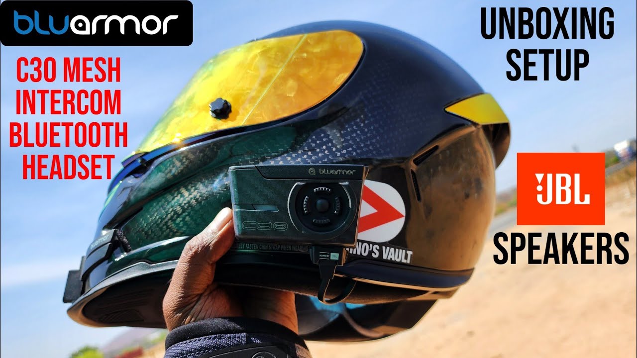 Affordable Made in India Mesh Intercom Helmet Bluetooth with JBL Speakers | Unboxing & Setup Review