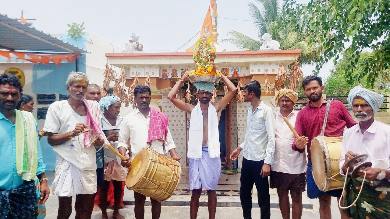మియాపురం ఎర్రోళ్ల గోపాల వారి బీరప్ప పండుగ-బీరప్ప స్వామి గంగ స్నానం-miyapuram videos-beerappa swamy