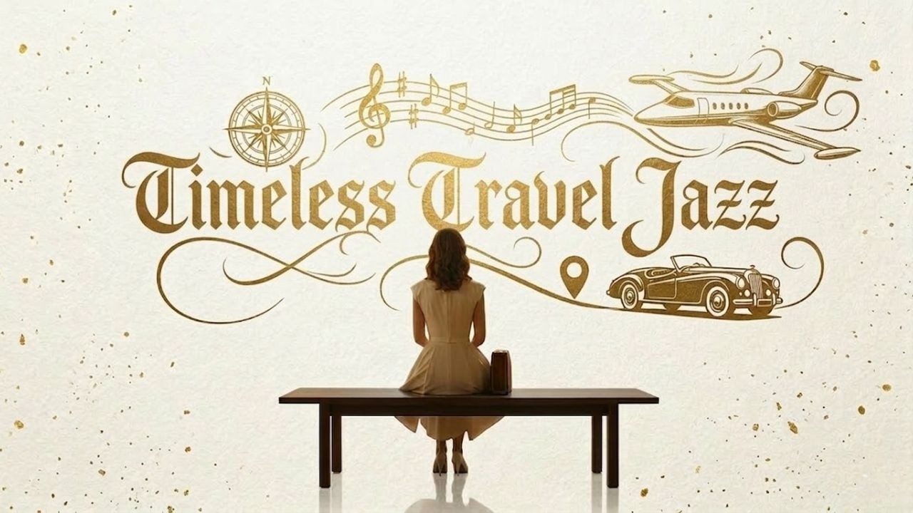 Smooth Jazz | Relaxing Study Work Focus Music & Luxury Unwinding – Timeless Travel Journey