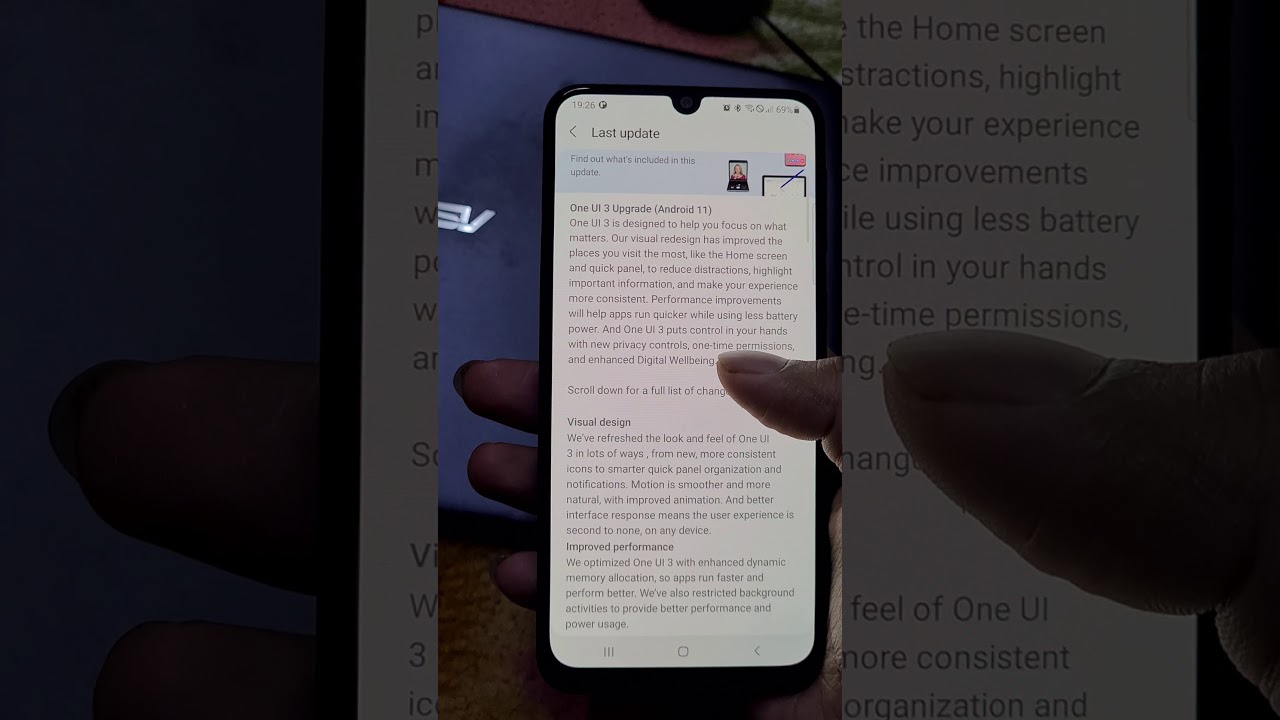 Samsung galaxy f41 android 11 update #shorts