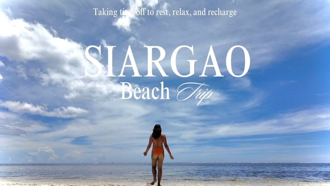my first solo travel in siargao: cafe +  beaches + expenses 🐚🪸