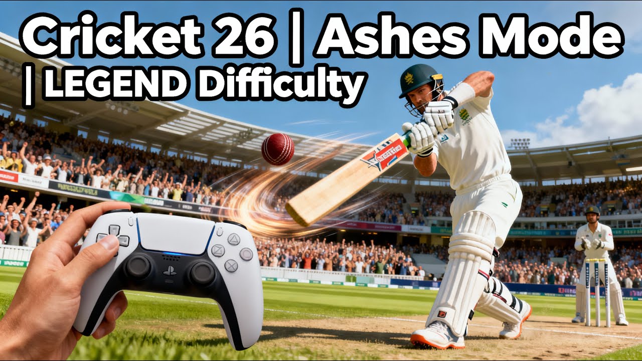 Игровой процесс Cricket 26 | Режим Ashes | Уровень сложности LEGEND PS5