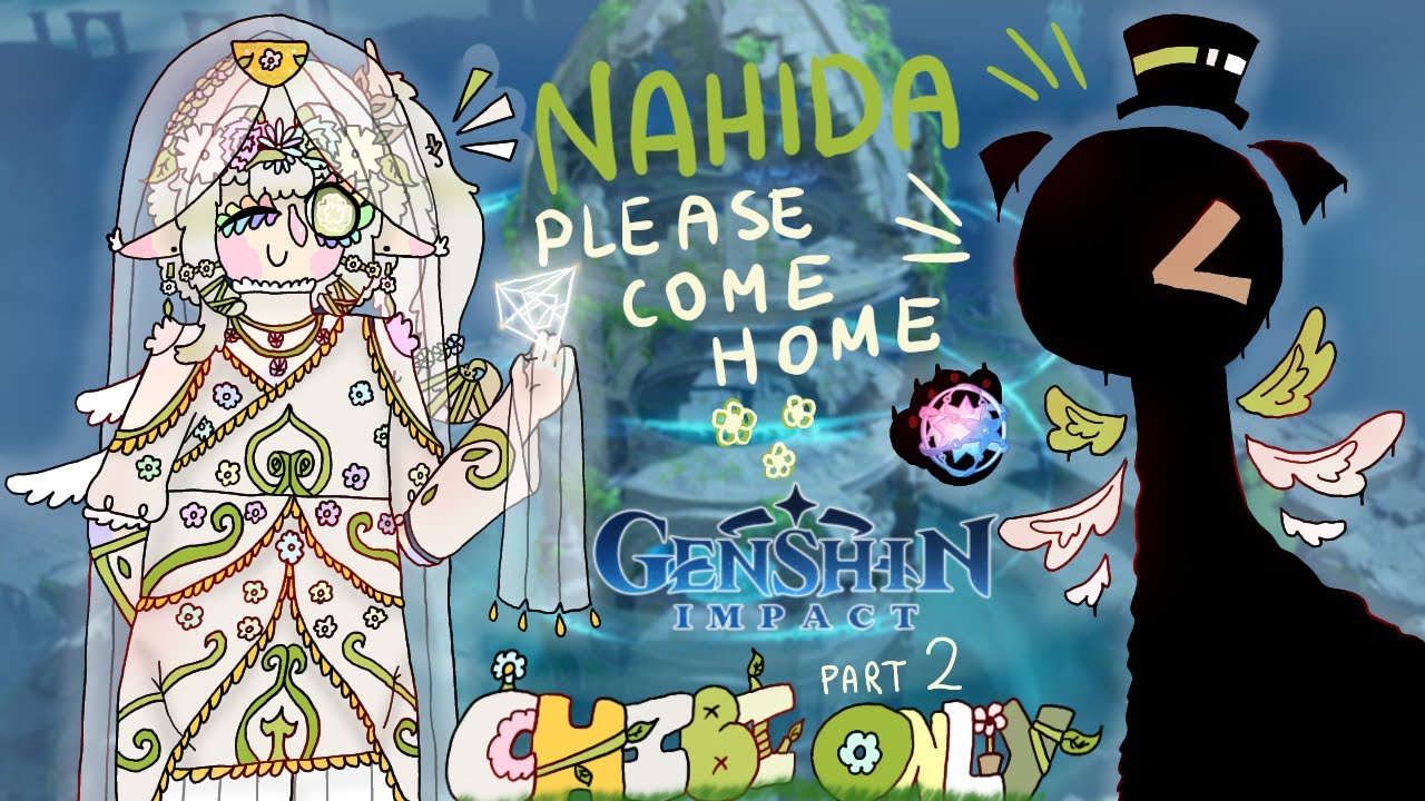🌱 GENSHIN IMPACT challenge | chibi only | ASMR ice | no talking | CAN I GET NAHIDA ? part 2
