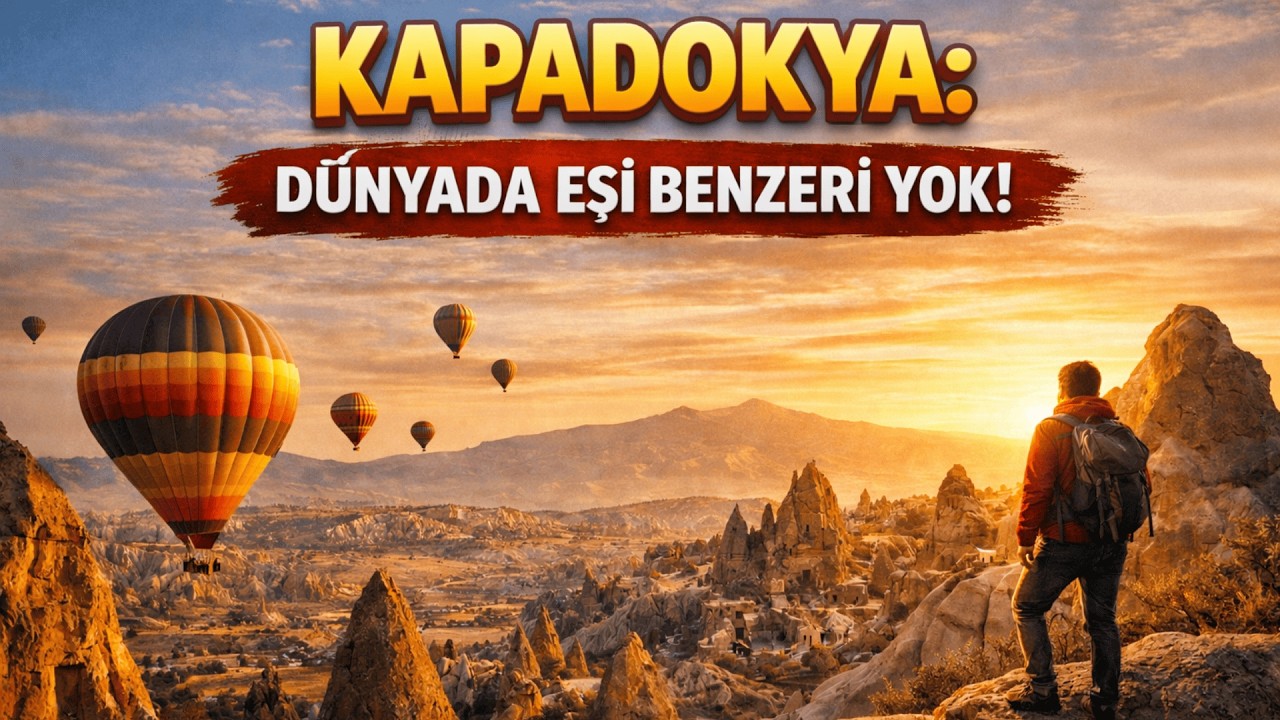 Kapadokya… Dünyada eşi benzeri olmayan bir coğrafya.