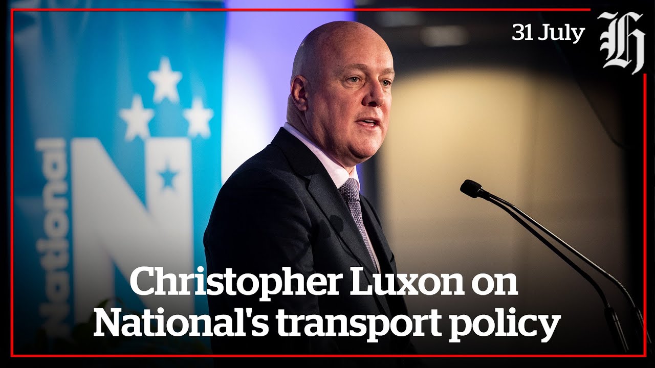 Christopher Luxon on National's transport policy| nzherald.co.nz