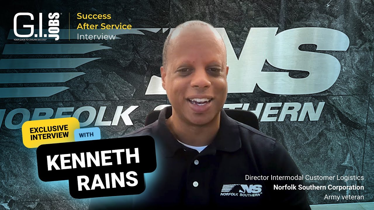G.I. Jobs Success After Service Interview with Army veteran Kenneth Rains, Norfolk Southern
