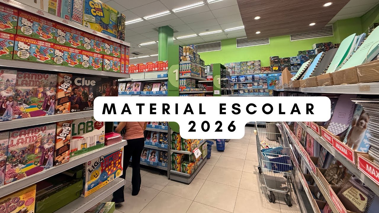 Material escolar 2026 | Tour no Armarinhos Fernando - Volta às aulas 📚📕✏️