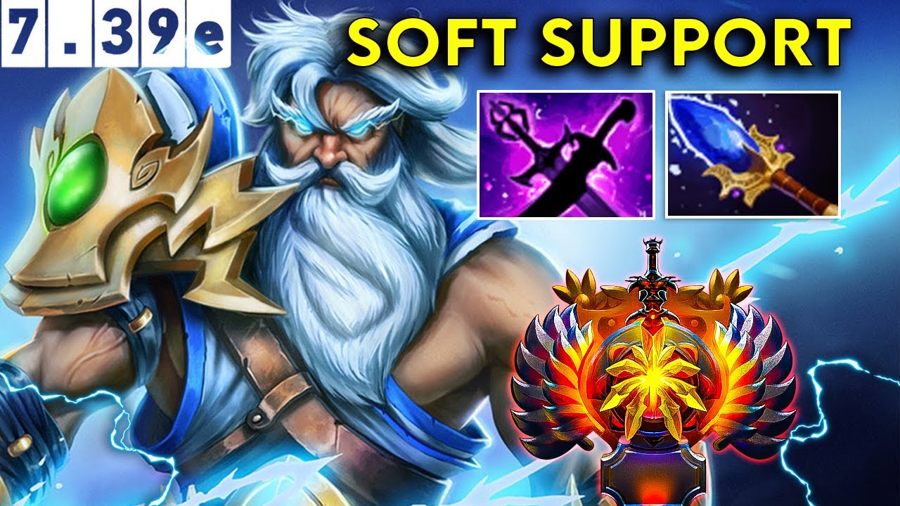 Zeus Immortal Soft Support Thunder God - Dota 2 Patch 7.39e Pro Pub Gameplay