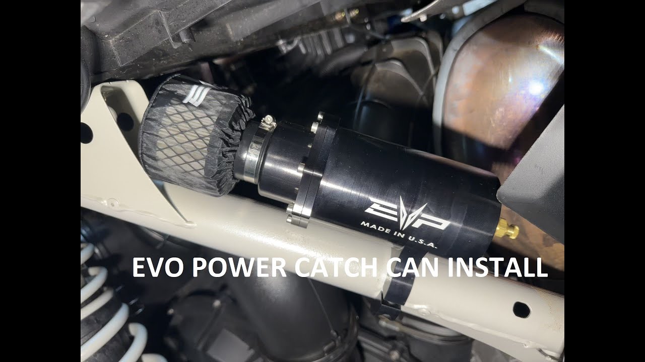 Evolution power Catch can Install Can am X3