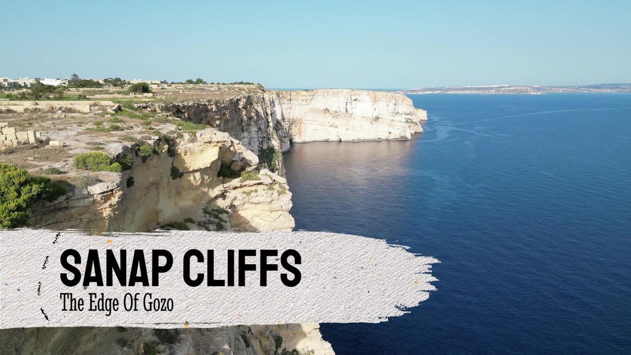 Sanap Cliffs. On the edge of Gozo.