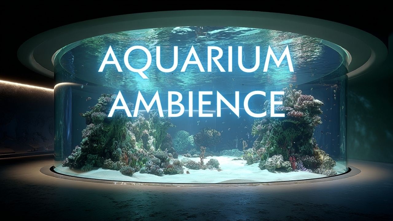 Luxury Aquarium Ambience | 2 Hours Deep Focus Study & Work Background