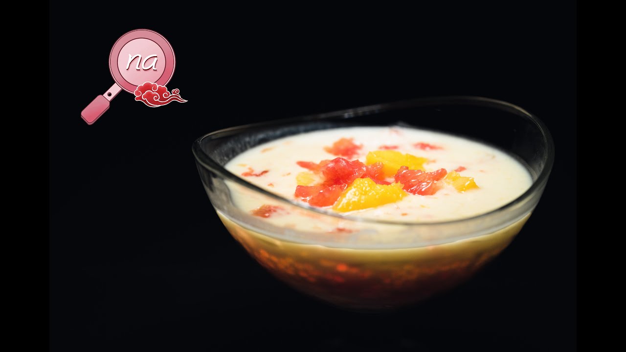 🥢китайская Десерт: Жемчуг тапиоки и манго в кокосовом молоке