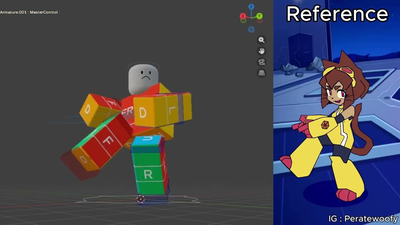 AVGN Dance emote [First Blender Animation]