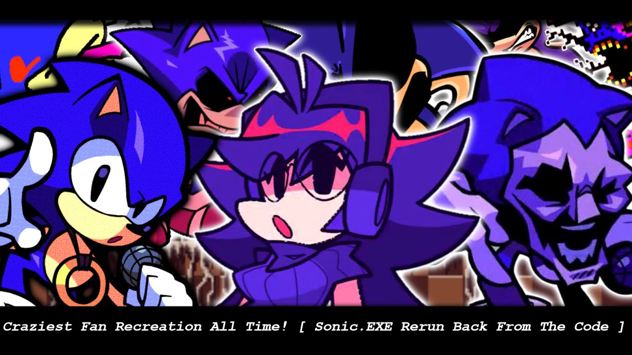 Friday Night Funkin - VS Sonic.EXE Rerun Back From Code ( Scrimbo, Majin Sonic, Sonic, Piracy Sonic)